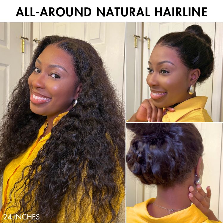 Signature 360 Lace Water Wave Wig | Glueless Human Hair